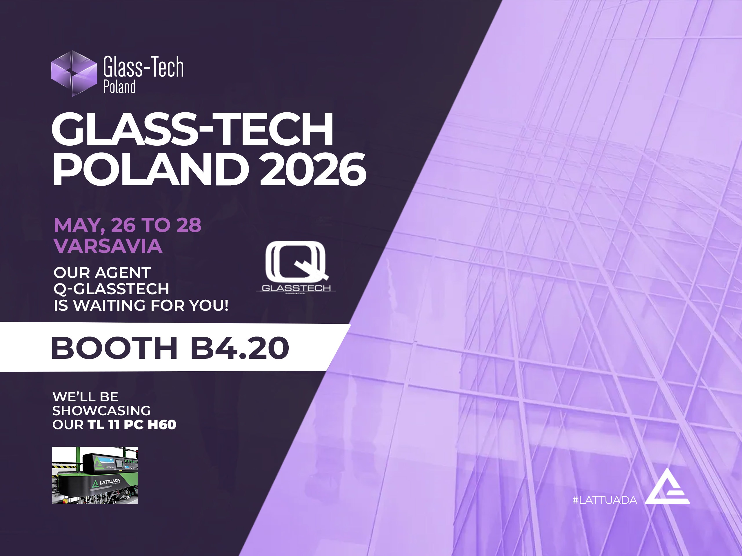 We will be present at Glass-tech Poland 2026