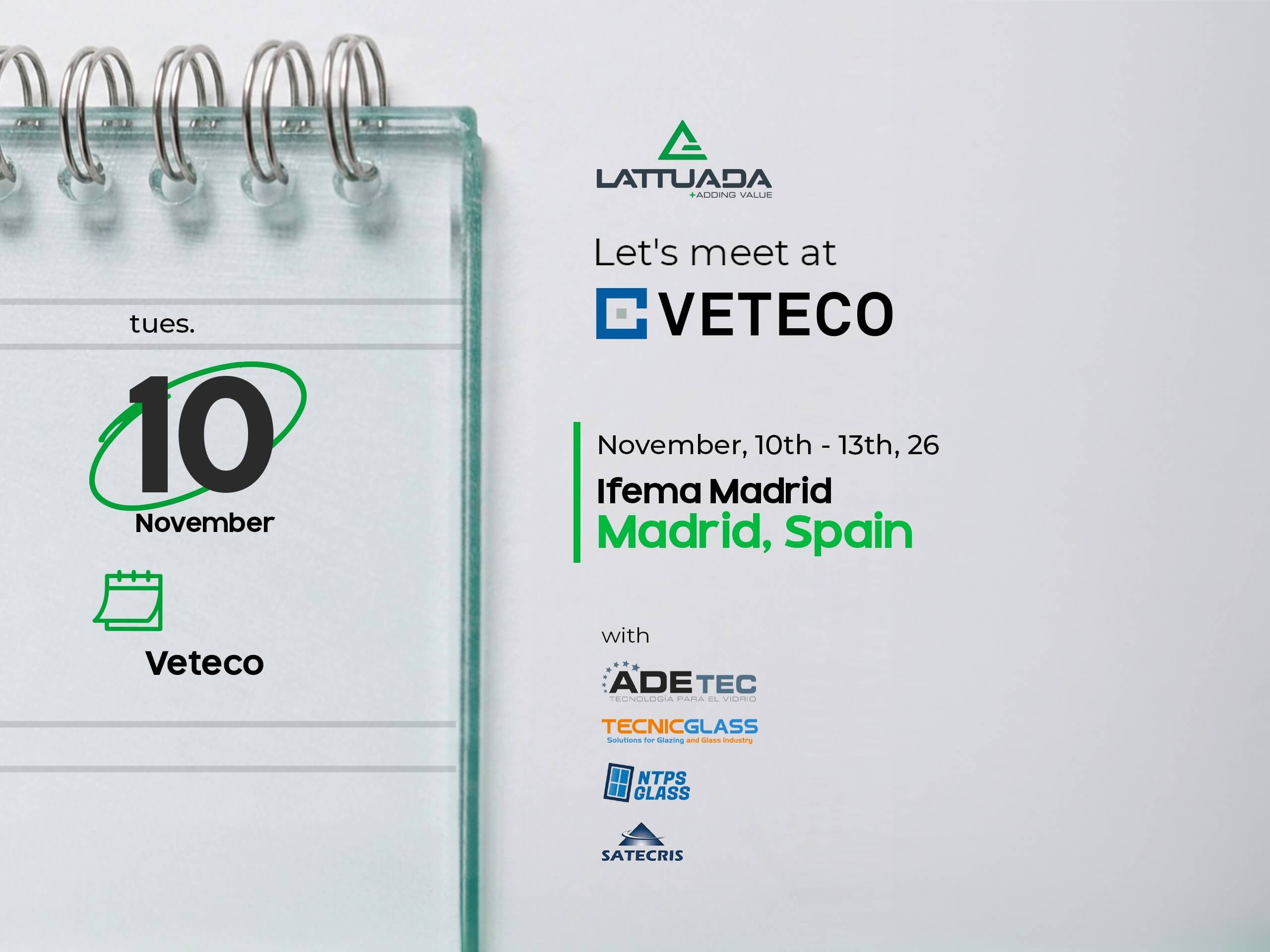 We will be present at Veteco 2026