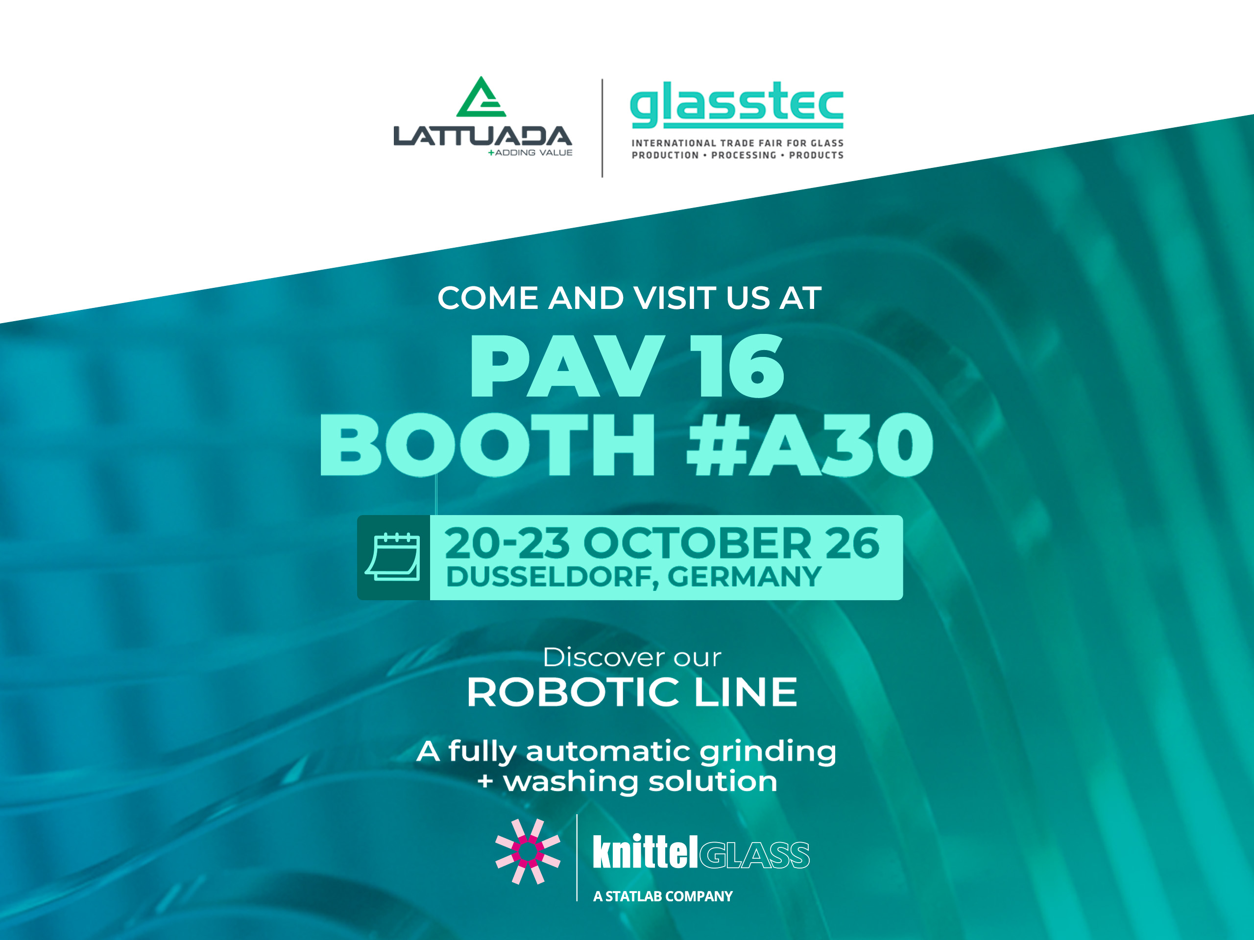 Glasstec 2026: 20-23 ottobre, Düsseldorf, il punto di riferimento mondiale per l’industria del vetro
